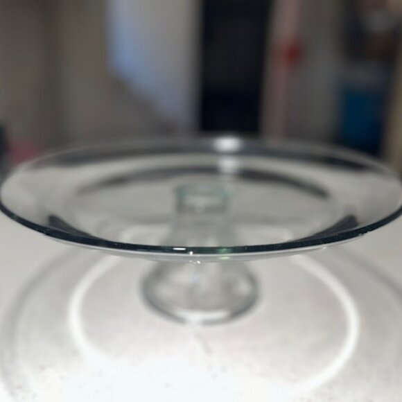 Anchor Hocking 2 set cake stand (part of the "Presence" cake stand set) - Picture 4 of 5